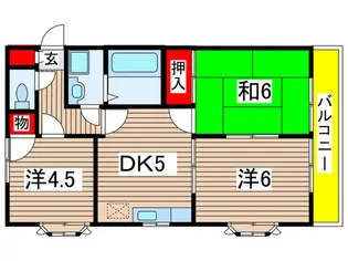メゾンKN【2階】の間取り