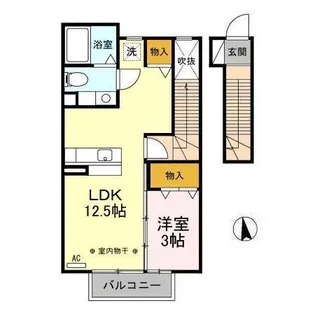 千富館 東館【2階】の間取り
