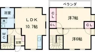 Mei Green B棟の間取り