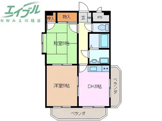 NEWエスポワール【3階】の間取り