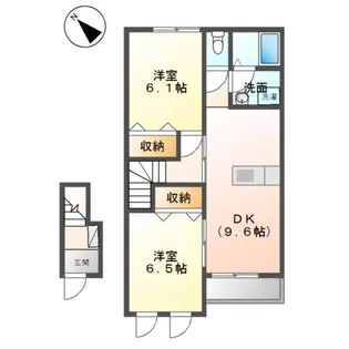 プランドール【2階】の間取り