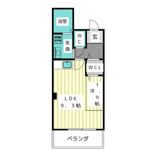 プレミアムキャッスル西春II【2階】の間取り