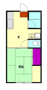 ドエルK【1階】の間取り