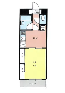 パレスパルテノン【4階】の間取り