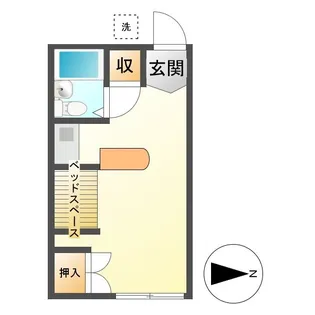 東京都八王子市丹木町2【アパート】の間取り