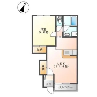 La sustento alegre【1階】の間取り