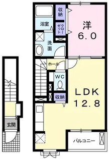 La Fleur【2階】の間取り