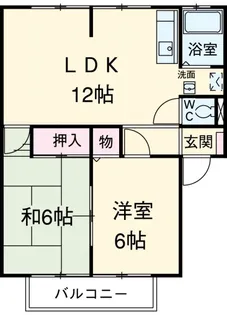 カーサエミ【2階】の間取り
