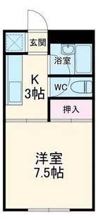 ヴィラネルI【1階】の間取り