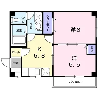 ヴィア・ラッテア【2階】の間取り