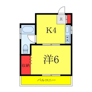 第二柏木ビル【2階】の間取り