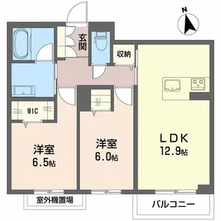 AXIS助信【3階】の間取り
