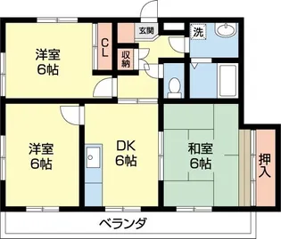 シャルメ【1階】の間取り