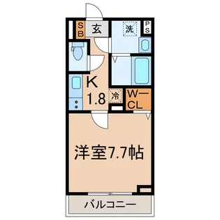 神奈川県横浜市神奈川区三ツ沢南町【アパート】の間取り