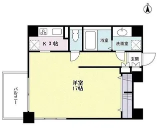 スタイリオ恵比寿SKY【9階】の間取り