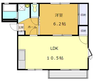 メゾンシンタク【1階】の間取り