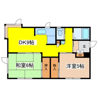 ハイツピジョン2【2階】の間取り