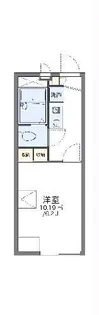 レオパレスハピネス【1階】の間取り