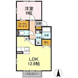 ロイヤルヒルズL【2階】の間取り