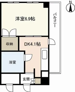カルチェ大手町【2階】の間取り