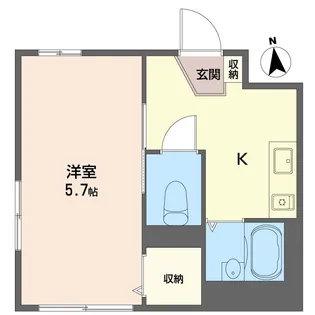 グランシェーヌ【3階】の間取り