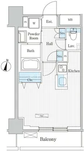 エトワール飯田橋【2階】の間取り