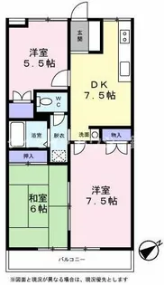 クレスト蘇我【2階】の間取り