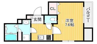 大阪府大阪市東成区中道1【マンション】の間取り