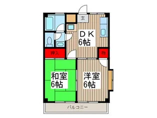 フォレストマンション【1階】の間取り
