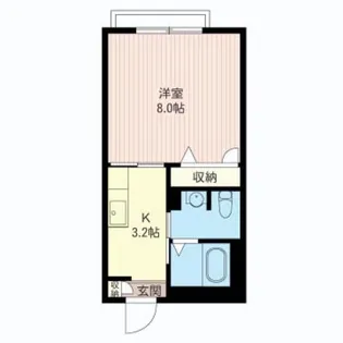 コーポグレイス【1階】の間取り