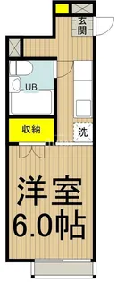 東京都立川市富士見町2【アパート】の間取り