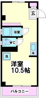 東京都渋谷区笹塚3【アパート】の間取り