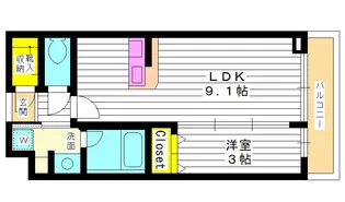 東京都練馬区貫井3【マンション】の間取り