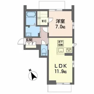 メゾングランデ・S【1階】の間取り