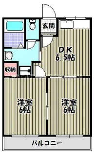 高橋ハイツ【1階】の間取り