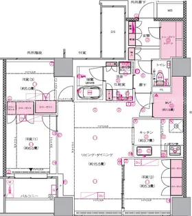 アイコニックタワー 新潟ステーション【2階】の間取り