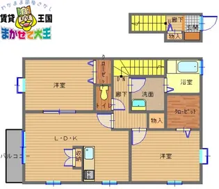 グリーンヤード【2階】の間取り