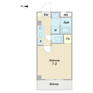 モン・シャトー高円寺南【1階】の間取り