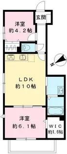 コンフォート世田谷【1階】の間取り