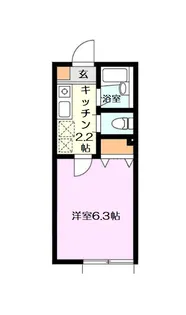 フルールハイム【1階】の間取り