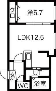 北海道札幌市豊平区美園四条8【マンション】の間取り
