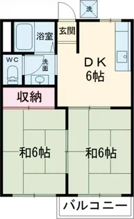 ラフォーレ城南【2階】の間取り