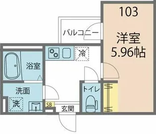 カインドネス中央林間【1階】の間取り