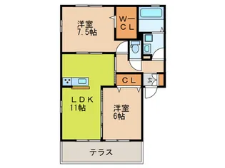 ステラ【1階】の間取り