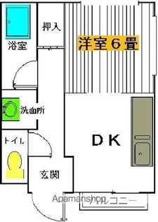 福岡県福岡市東区箱崎2【マンション】の間取り