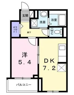 メゾン カルム No.3【3階】の間取り