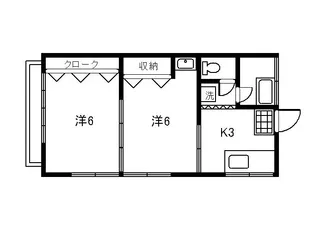 ゆたか荘【2階】の間取り