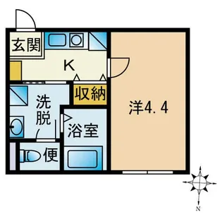 Bamboo清澄白河【4階】の間取り