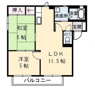 ヴィラシーン【2階】の間取り