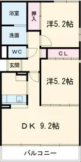 CREA【3階】の間取り